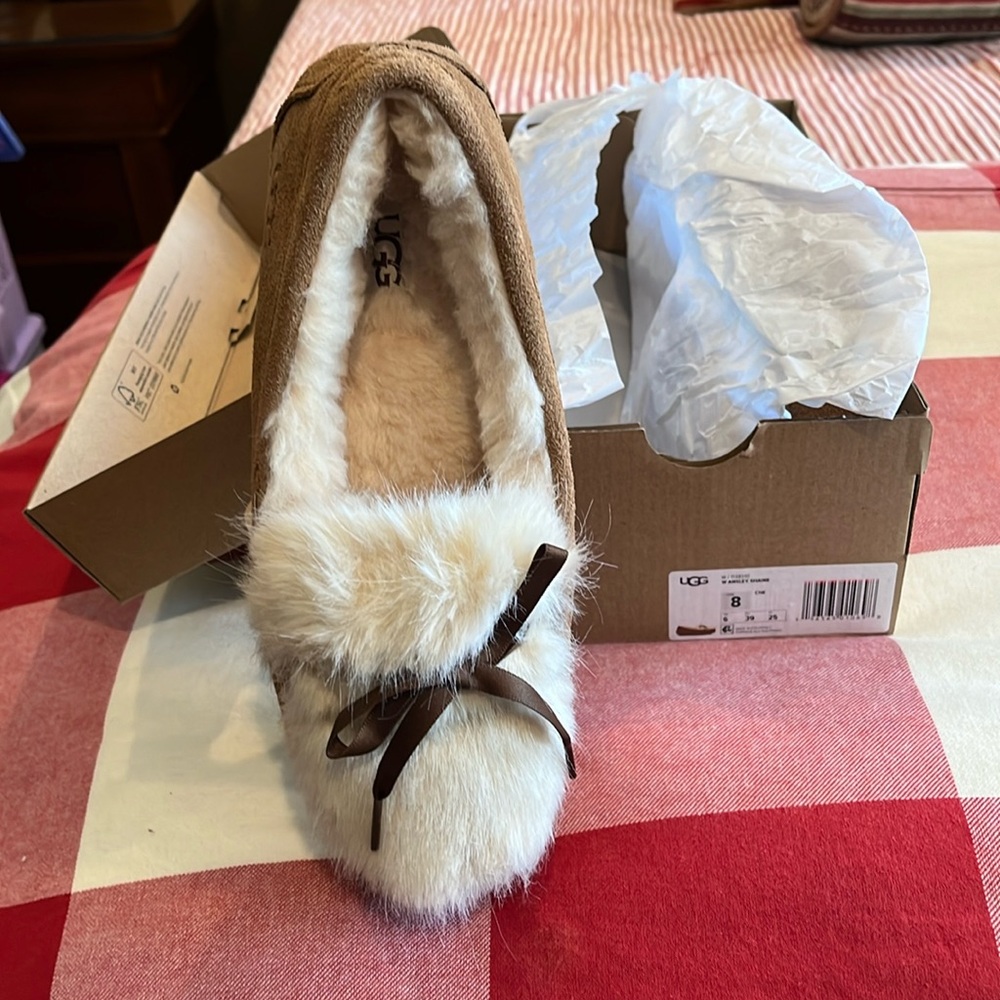 UGG Ansley Shaine slippers.  Brand new.  Run small
